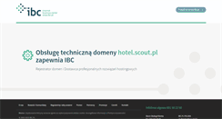 Desktop Screenshot of hotel.scout.pl