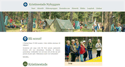 Desktop Screenshot of kristinestadsnybyggare.scout.fi